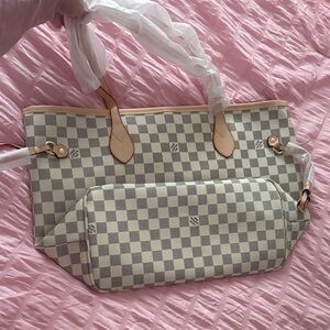 Checkered Tote Bag